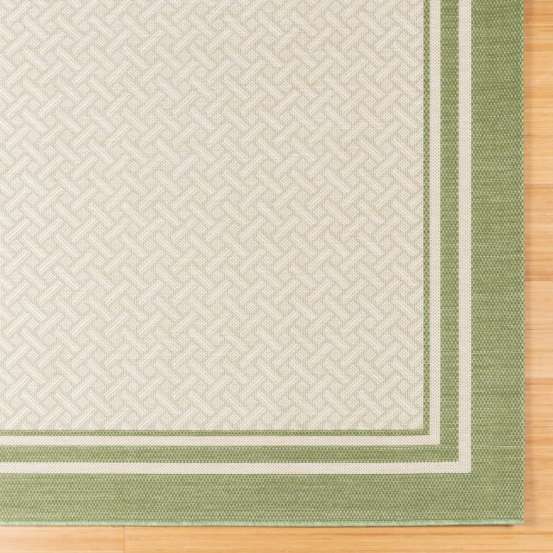 Gertmenian Paseo Soroa Classic Border Easy Care Flatweave Indoor/ Outdoor Area Rug