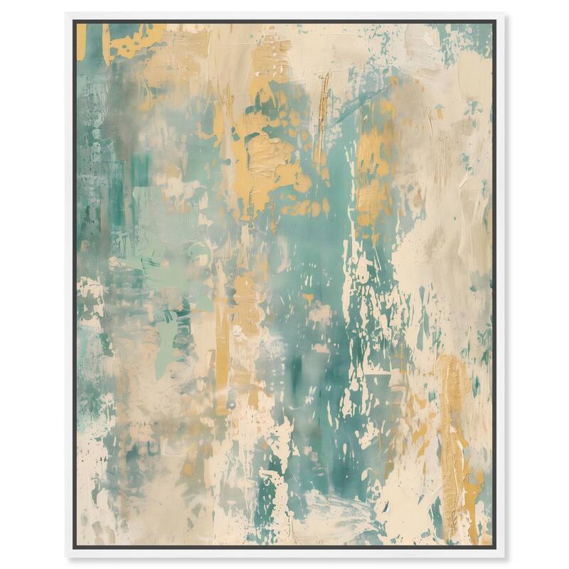 Minted Ivory I Canvas by Art Remedy - 20" x 24" - White