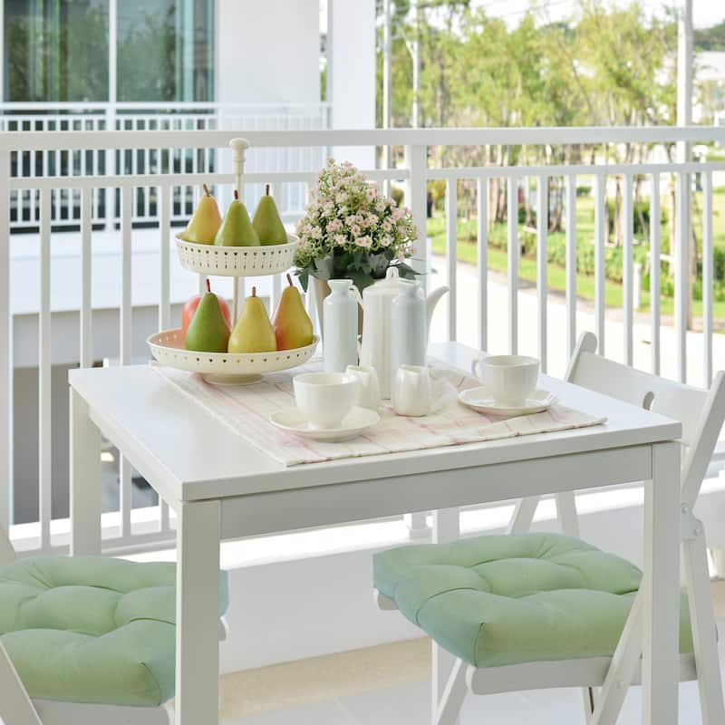 Chase Tufted Chair Seat Cushions - Set of Two