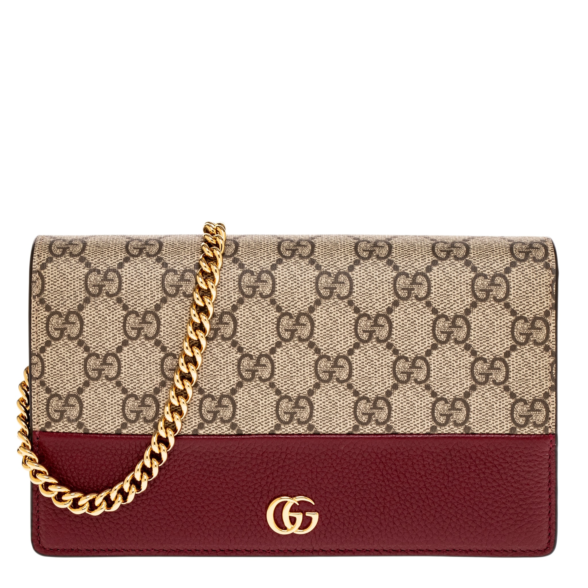 Gucci Bi-Color GG Marmont Wallet on Chain - Bed Bath & Beyond 