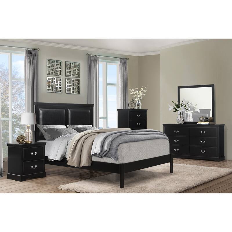 Classic Traditional 2 Drawers Nightstand