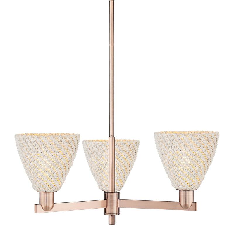 Innovations Lighting 716-3CR-12-18 Natural Ballston Dome Chandelier