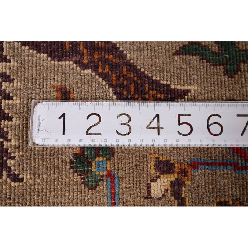 Animals Design Ziegler Oriental Accent Rug Handmade Wool Carpet - 2'0" x 3'1"