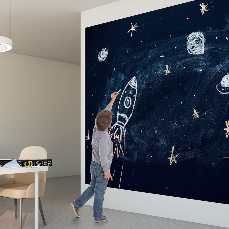 Bright Creations X-Large Chalkboard Wallpaper - Clear