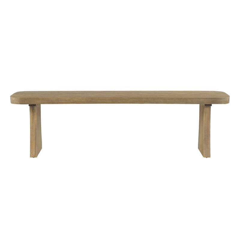 Christopher Knight Home - Pine Wood Dining Bench with Flared Legs