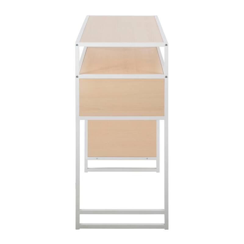 The Gray Barn Display Farmhouse Bar Height Table with Storage Space