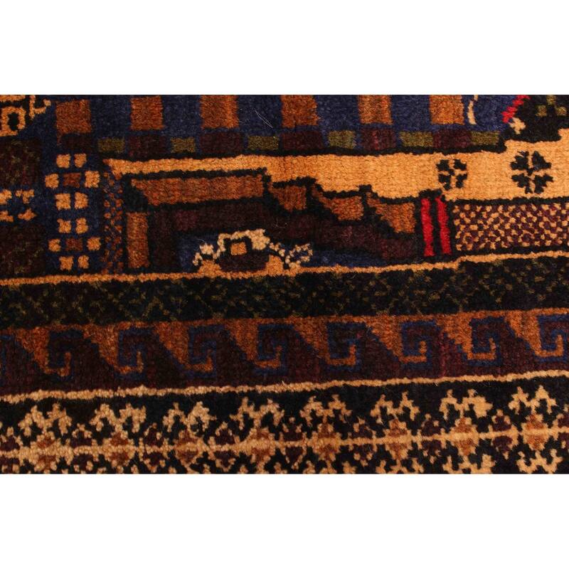 ECARPETGALLERY Hand-knotted Teimani Light Brown Wool Rug - 2'8 x 4'8