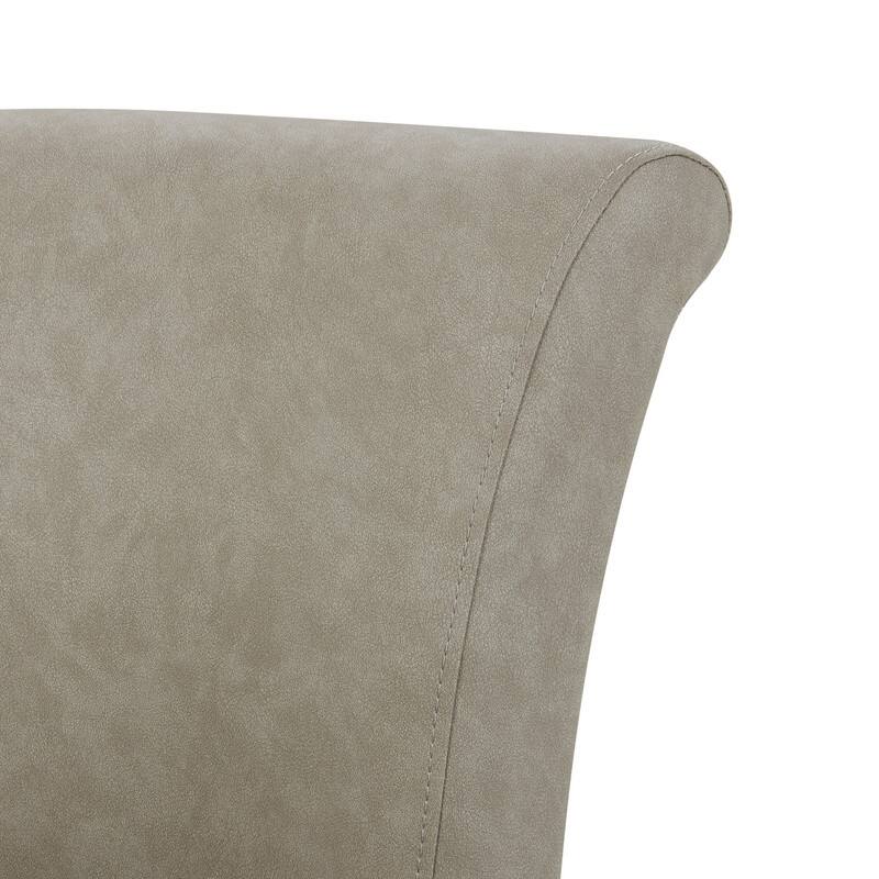 Spruce & Spring Noah Modern Upholstered Counter Height Swivel Barstool Single