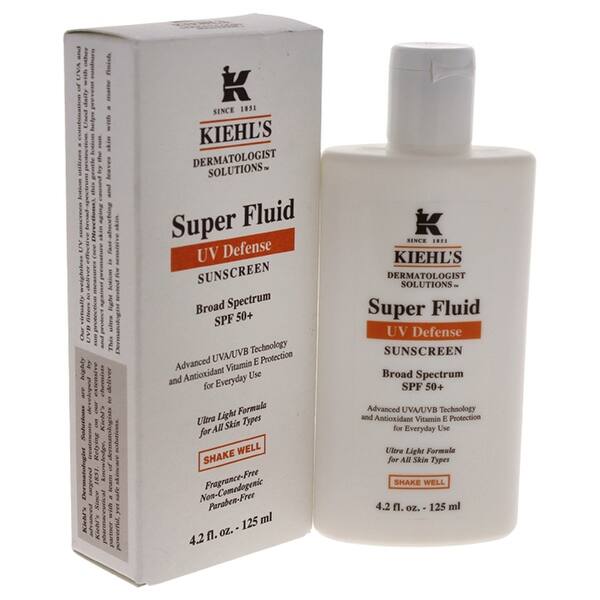 Super Fluid Daily UV Defense SPF 50 Plus 4.2oz by Kiehls for Unisex 4