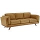 preview thumbnail 23 of 27, Gianella Oxford All Leather Sofa by iNSPIRE Q Modern Tan
