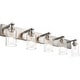 preview thumbnail 11 of 27, Modern Vanity Light with Seeded Glass Shade
