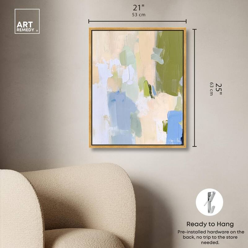 Clover Frost Canvas by Art Remedy