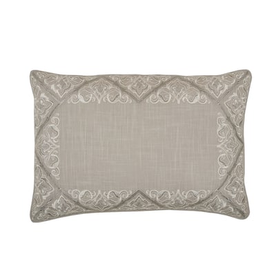Rhea Embroidered Throw Pillow