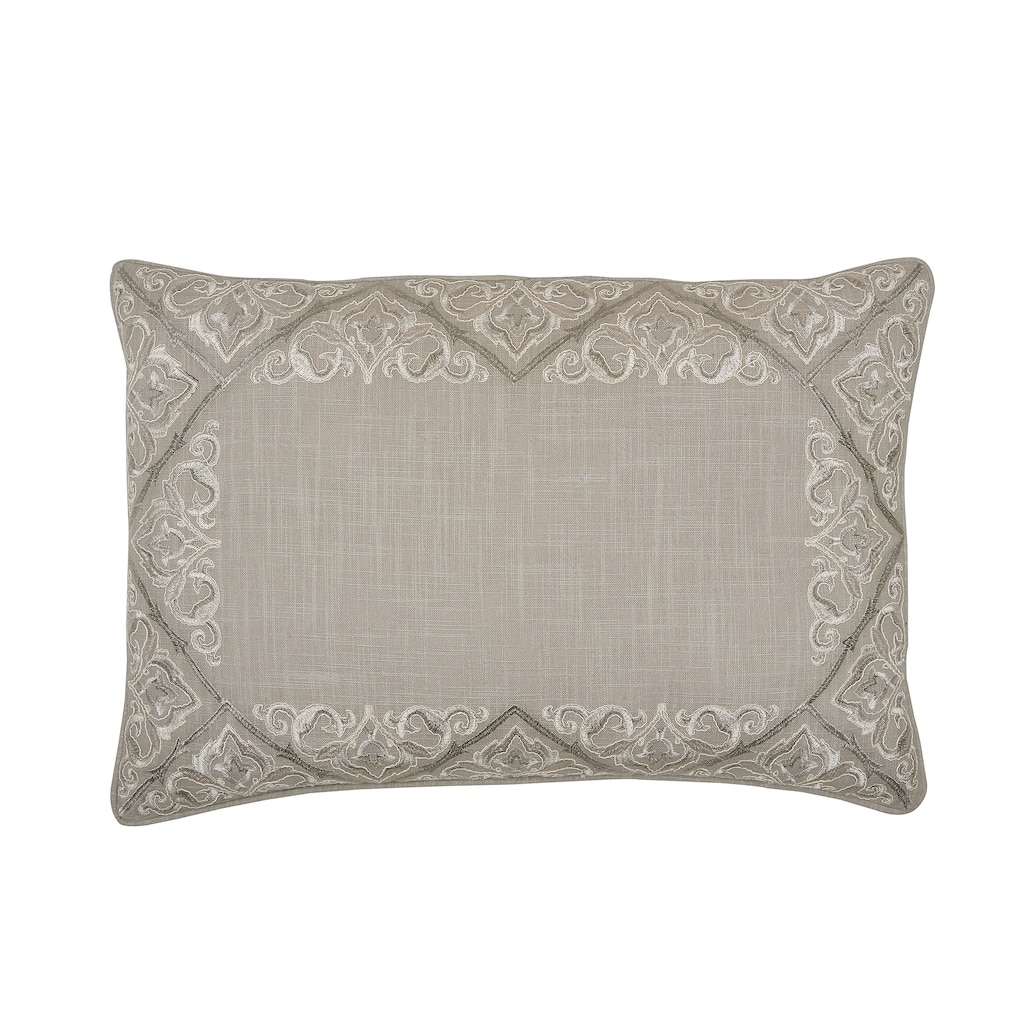 Rhea Embroidered Throw Pillow