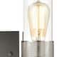 Bergenline 2-Light Vanity Light in Matte Black with Clear Glass
