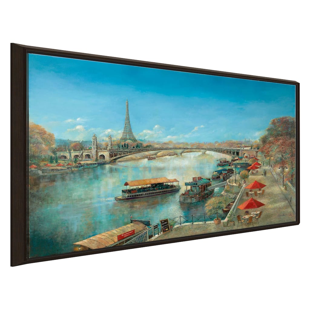 "River Tranquility" by Ruane Manning Print on Floating Canvas