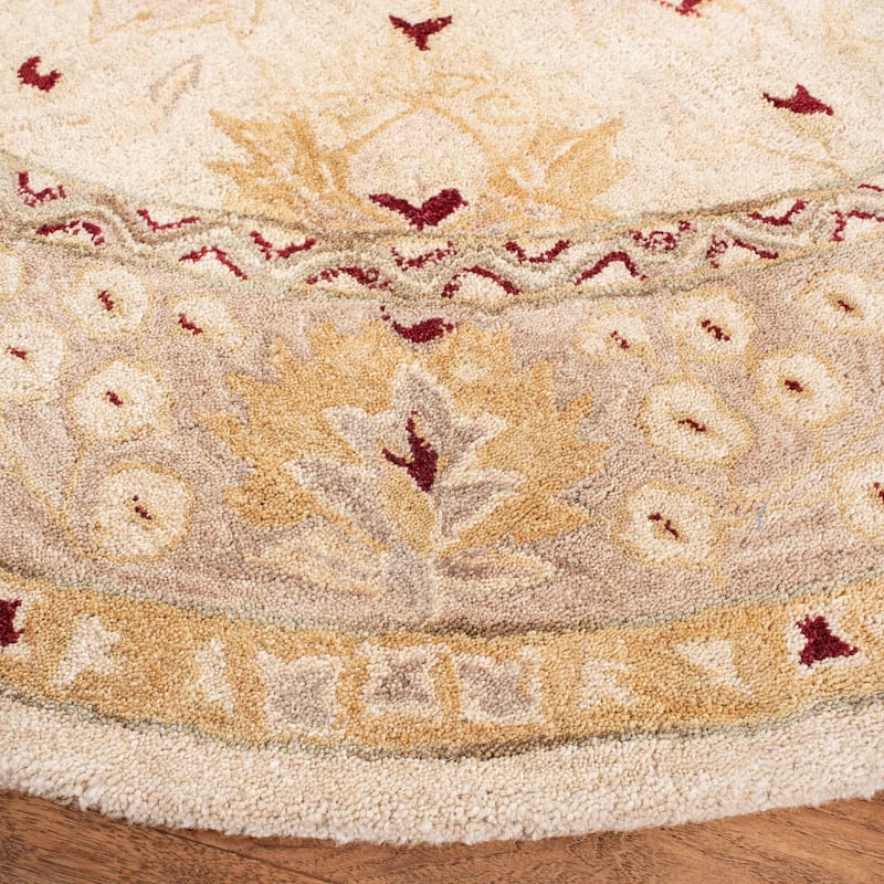 SAFAVIEH Handmade Anatolia Dimitilde Traditional Hand-spun Wool Rug