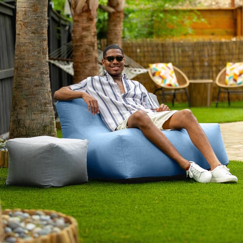 Coza Outdoor Chair - Large Bean Bag Lounge Chair for Poolside & Patio Lounging