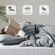 preview thumbnail 96 of 159, Chelsea Square Evans Pinch Pleated Soft Washed Boho Duvet Cover Set