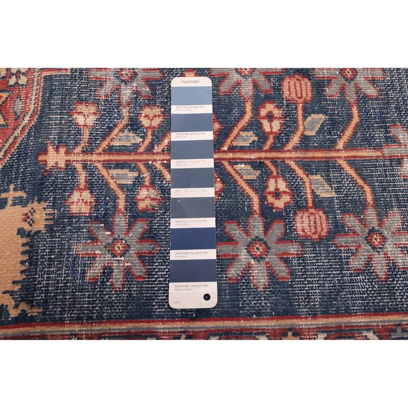 ECARPETGALLERY Hand-knotted Kayseri Vintage Navy Wool Rug - 4'0 x 5'10