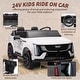 preview thumbnail 2 of 38, 24V Ride On Car, Licensed Battery Powered Electric Vehicle w/Remote Control