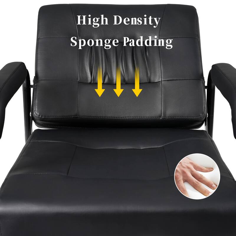 Barber Chair Reclining Shampoo Chair for Barber - N/A