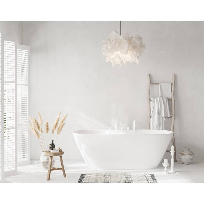 Nicolette Bathtub in Glossy White
