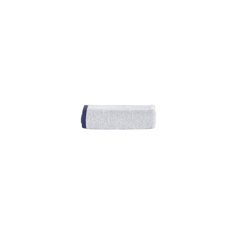 Brooks Brothers Contrast Frame Wash Towel - Silver