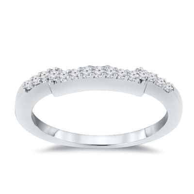 Auriya 14k Gold 1/2ctw Diamond Wedding Band