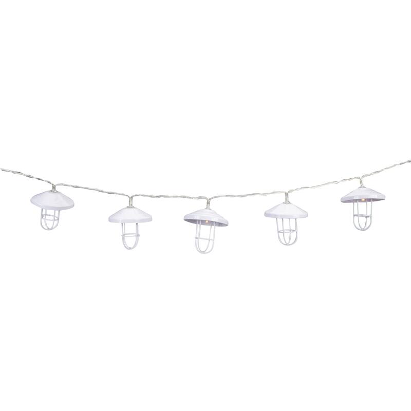LED Lantern Christmas Light Set - 3' Clear Wire - 10ct