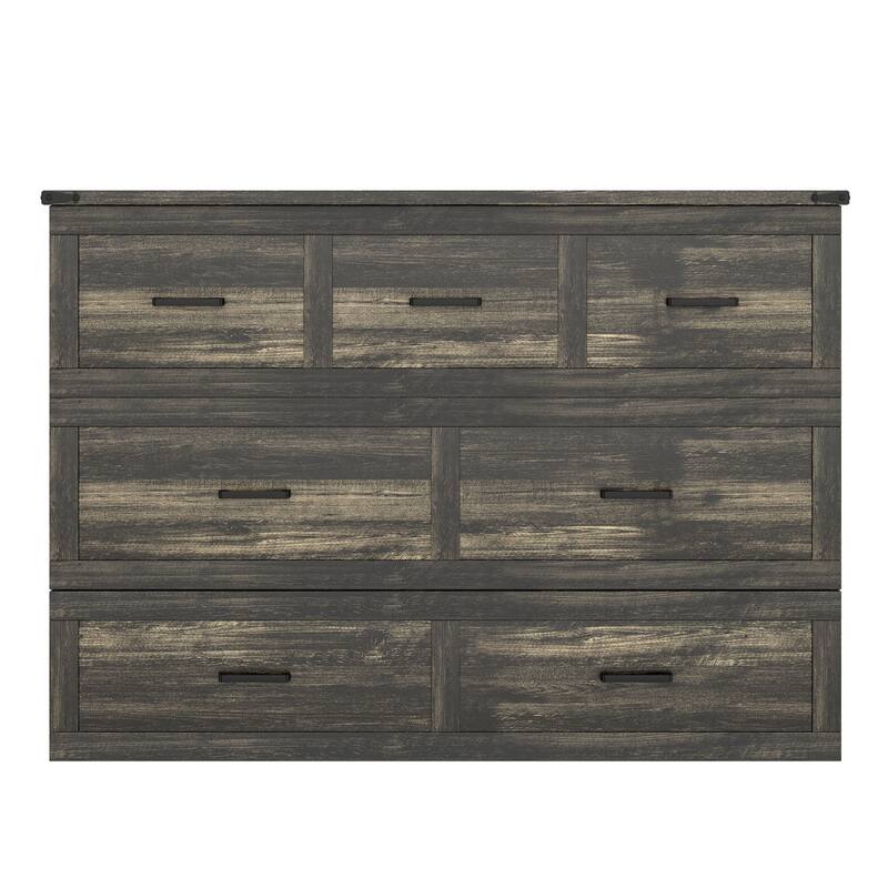 Murphy Bed Cabinet Queen Size with Charging Station