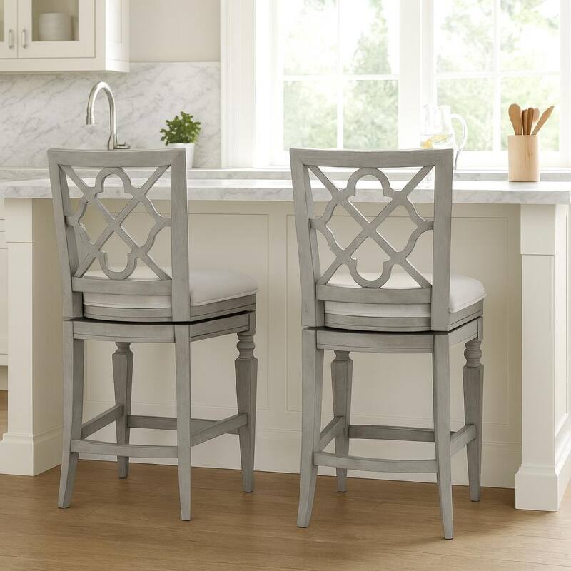Maven Lane 26" Highland Swivel Counter Height Kitchen Stool