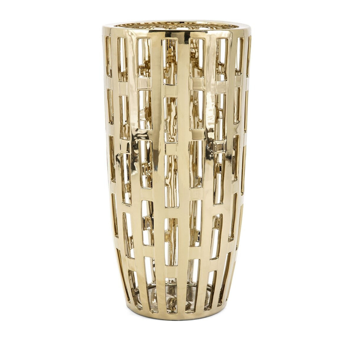 Shop Imax Home 14822 Imax Home 14822 Ronnan Ceramic Vase Gold Overstock 27547646