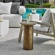 preview thumbnail 3 of 4, Uttermost Oslo Brass Outdoor Accent Table