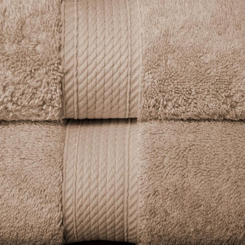 Superior Egyptian Cotton Pile Heavyweight Bath Towel Set of 2