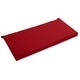preview thumbnail 3 of 16, 48-inch All-weather Indoor/Outdoor Bench Cushion Paprika