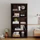 preview thumbnail 6 of 24, 71" Tall Book Case Wooden 5 Shelf Bookcase Oak