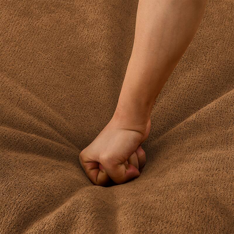 Bean Bag Chair Large Indoor Beanbag Sofa , Lazy Beanbag with waist pillow&Ottoman for Bedroom