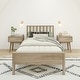 preview thumbnail 14 of 24, Max and Lily Scandinavian Twin-Size Bed with Slatted Headboard
