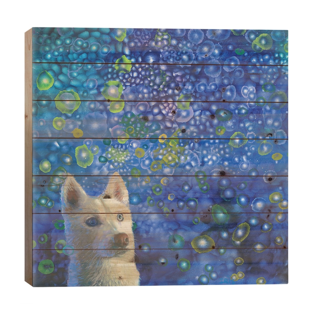 Betts Print On Wood by Iris Scott - Multi-Color