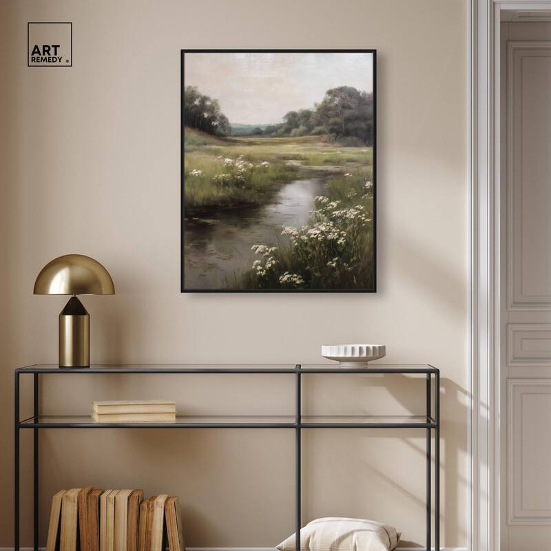 Quiet Waters Canvas by Art Remedy