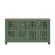 preview thumbnail 20 of 34, 63" Vintage Style Wood Kitchen Accent Buffet Sideboard Cabinet - 63" in Width