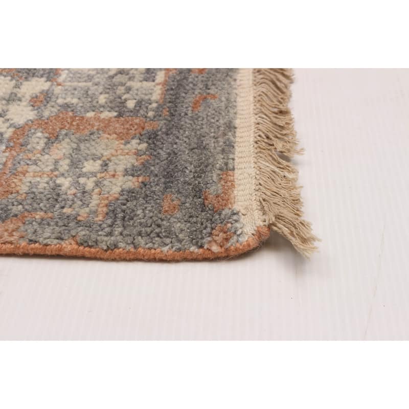 ECARPETGALLERY Hand-knotted Jules Serapi Copper Wool Rug - 7'11 x 9'9