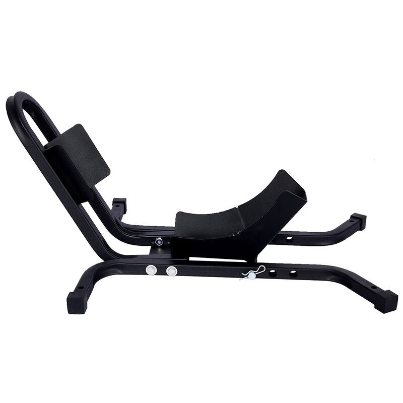 Anmytek Motorcycle Front Wheel Chock 1200 LB Capacity Garage Trailer Parking Stand