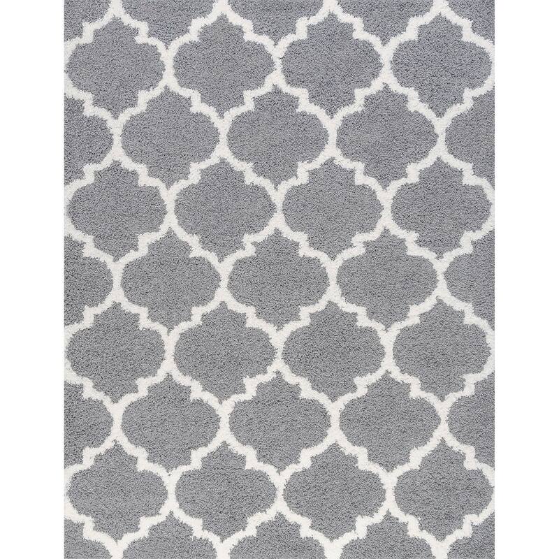 Joy Shag Moroccan Geometric Indoor Area Rug