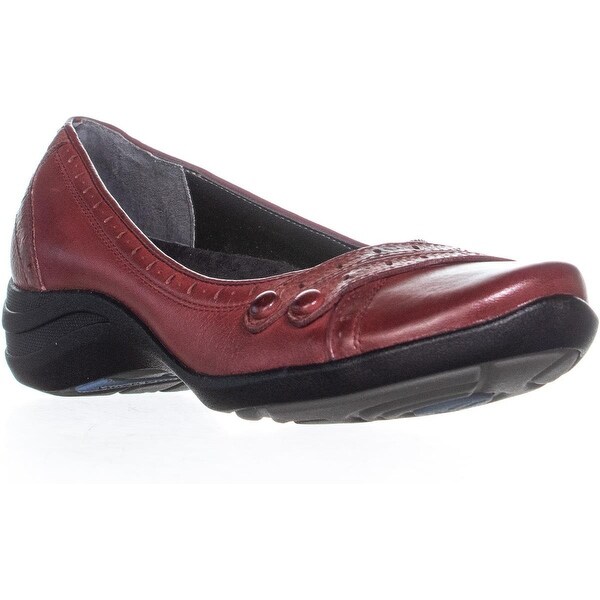 dark red flats