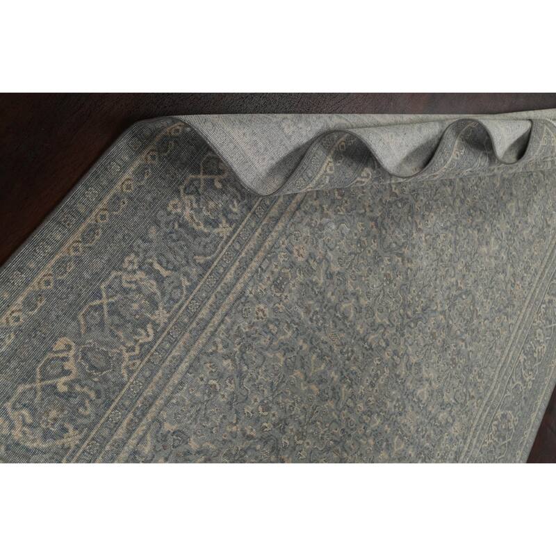 Geometric Traditional Ziegler Turkish Dining Room Area Rug Wool Carpet - 6'7" x 9'10"