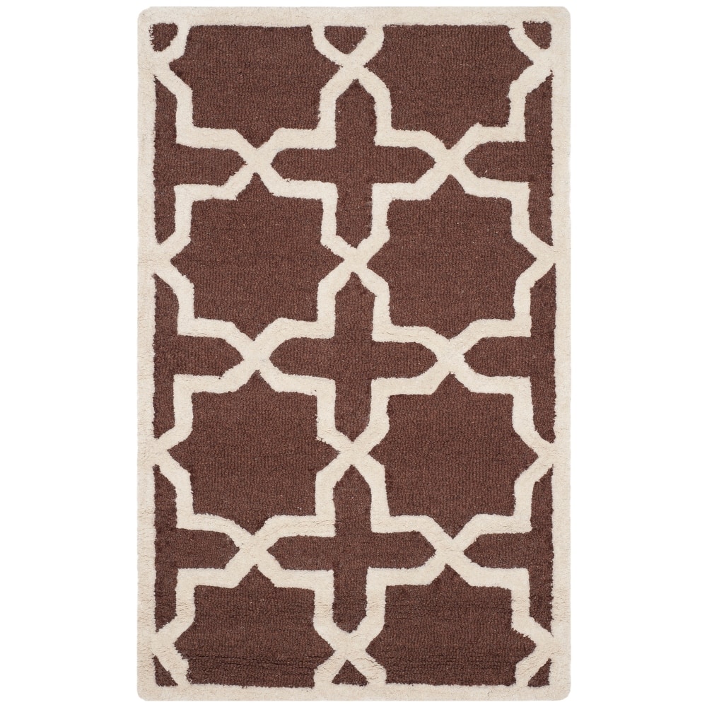 SAFAVIEH Handmade Cambridge Remedios Geometric Wool Rug