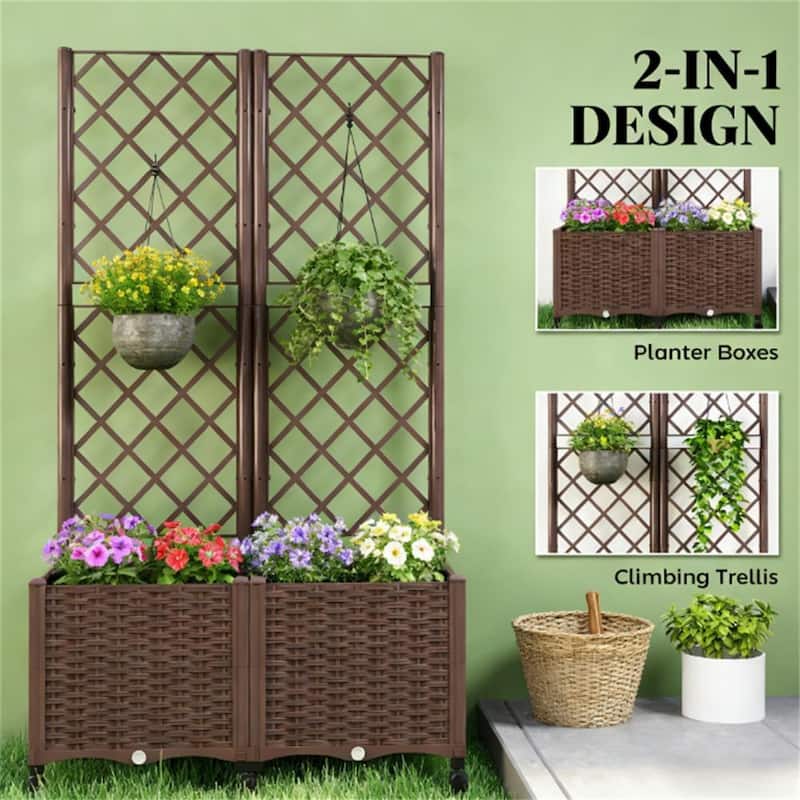 Flower Pot, Elevated Garden Bed, Plant Rack