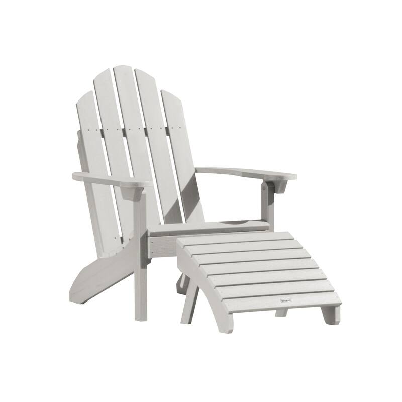 HIGHWOOD Outdoor Chair and Ottoman Set - Harbor Gray